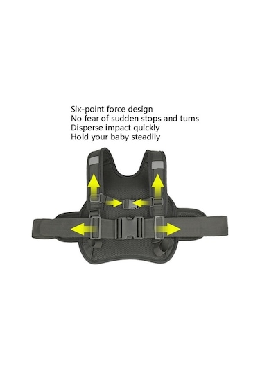 Trendooze Cbtx Global Mtbd1063 Çocuk Elektrikli Motosiklet Emniyet Kemeri Siyah Zl
