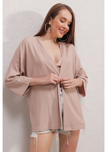 Gabria Yarasa Kol Kimono Taş