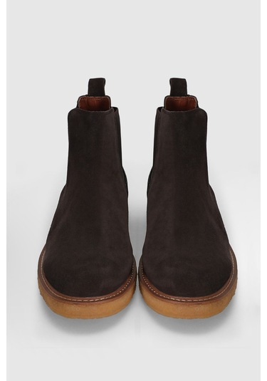 Lufian 112230248 Justın Casual Erkek Deri Bot Kahverengi