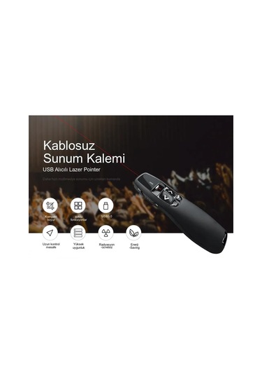 Sunum Kumandası Wireless Presenter Laser Pointer Streak Bw2581