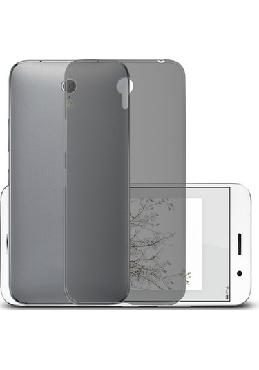General Mobile Discovery One 4G Kılıf Soft Silikon Şeffaf-Siyah A