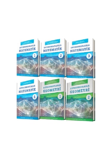 Antrenmanlarla Matematik 1-2-3-4 + Geometri 1-2 Set 6 Kitap