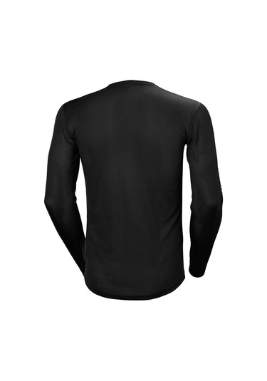 Helly Hansen HH Lifa Stripe Crew Erkek Termal Üst İçlik Siyah