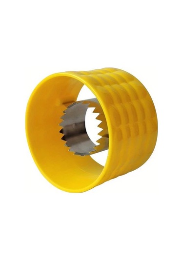 Gateesat Sarı Paslanmaz Çelik Mısır Ayıklayıcı - Ergonomik Mutfak Aleti, Pratik Mısır Temizleyici Sarı