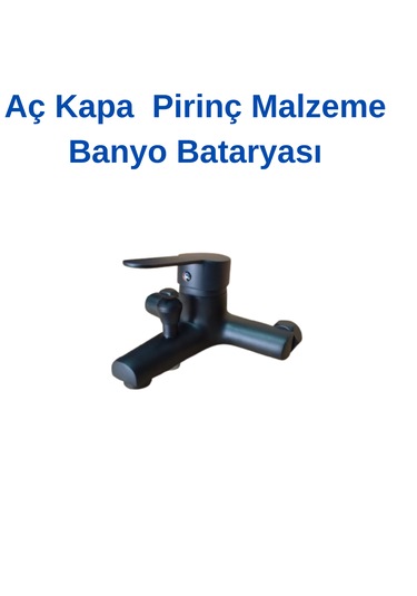 Faumix St56 Siyah Banyo Lavabo Bataryası Yağmurlama Duş Seti Siyah