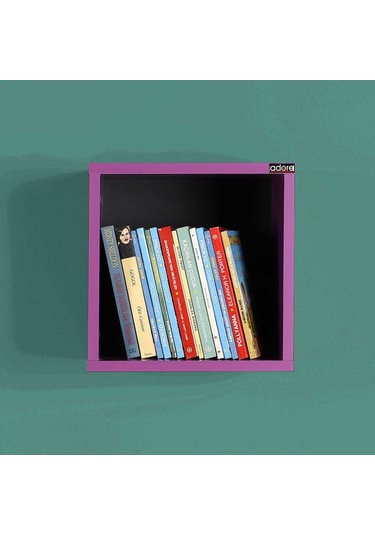 Adoremobilya Rainbow Genç Odası Duvar Raf-Mor