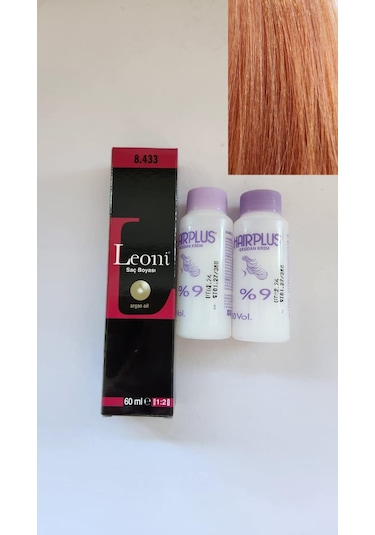 Leoni Saç Boyası Altın Karamel 8.433 + Oksidan 2'li