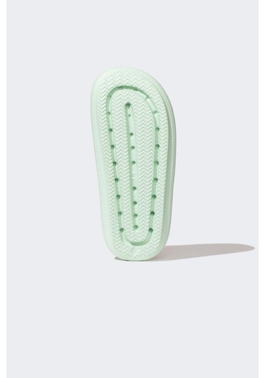 Defacto Kız Çocuk Yüksek Taban Çift Bantlı Eva Terlik B8475A824SMGN158 Yeşil