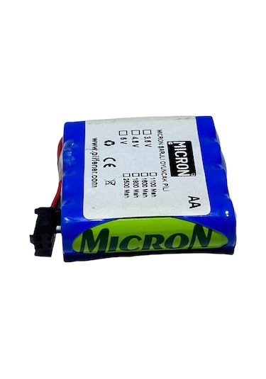 Micron 4.8v 1800mah Aa Uzaktan Kumandalı Şarjlı Araba Pili (Batarya)