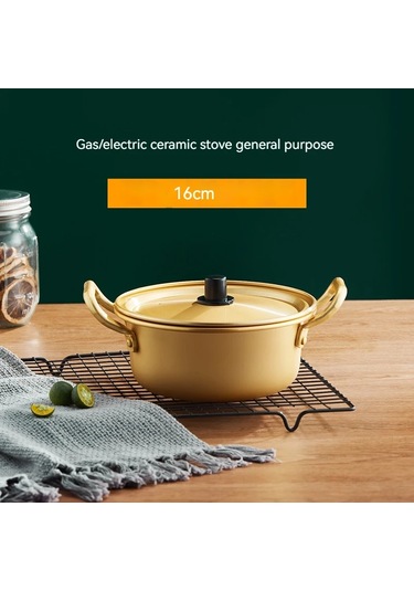 Güveç Kore Mini Askeri Erişte Pot Tencere Ramen Kamp Pot Çift Diğer
