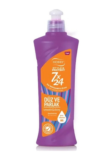 Hobby 7x24 Düz ve Parlak Saç Bakım Kremi 200 ML