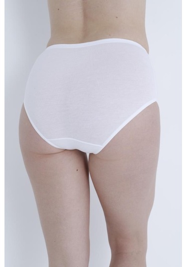 Bellızzı Bayan Geniş Kenar Bikini Külot 202 Beyaz