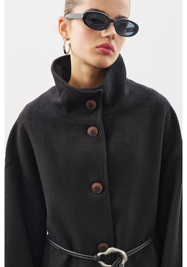 Gaıa Geniş Kaban Siyah Siyah