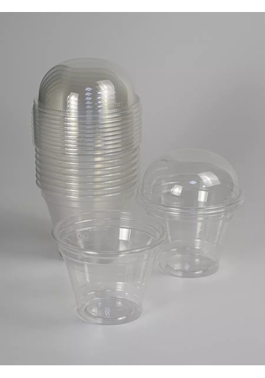 Peakshop Kapaklı Ve Kaşıklı Tek Kullanımlık Kremalı Kremalar 10 Adet 255428716 10