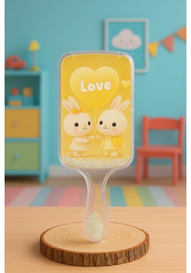 Şık Lüks Tarak Hassas Saçlara Uygun İnci Detaylı,bebek Ve Kız Çocuklar İçin Saç Tarağı