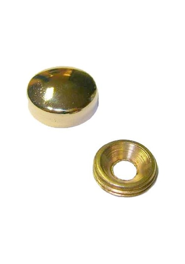 Vida Kapama Kapağı 15 Mm, Sarı - 10 Adet ANTİK