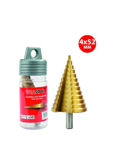 Kademeli Saç Delme Pançı 4 52mm Era56311 Eratool