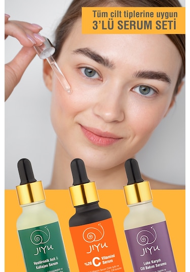 Jiyu 3'Lü Yüz Serum Seti 3x30 ml.