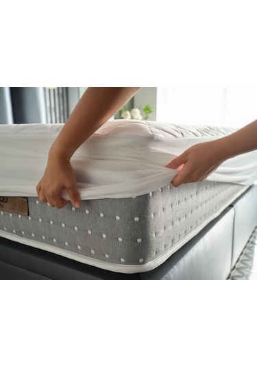Doqu Home Comfyline Façalı Alez 180x200cm Beyaz