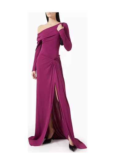 16arlington Polyta Jarse Elbise Pembe