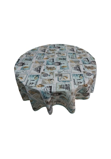 Duck (Sıvı İtici ,Leke Tutmaz) Kumaş,Yuvarlak Yemek Masası Ört... (534705369)