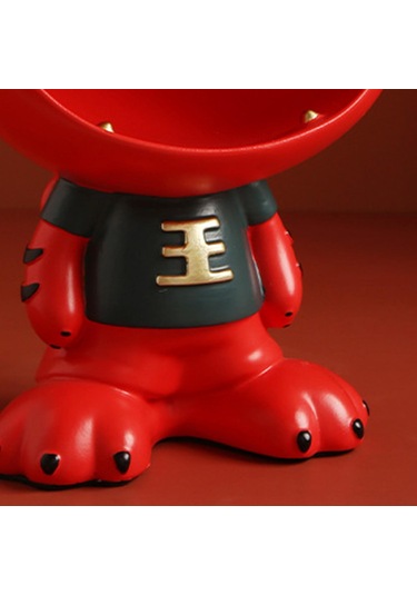 Homyl Anahtar Saklama Kutusu Heykelcik Şeker Çanak Kase Ev Yeni 23x18x33cm