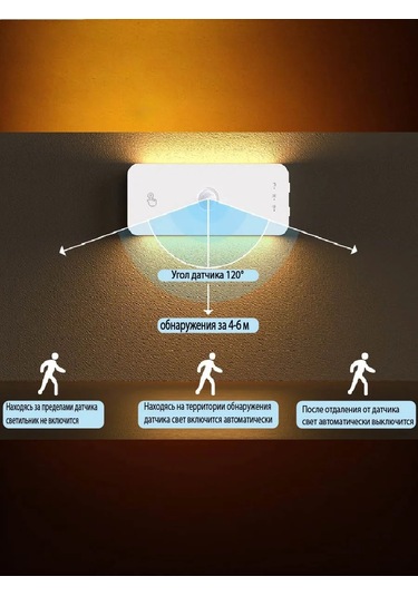 Kitchen Helpers A&a Hareket Sensörlü Kablosuz Gece Lambası 413410457 Gri