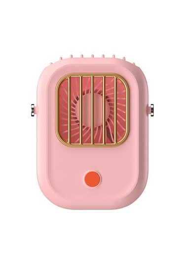 1500 Mah Plastik Elle Tutulan Fan, Şarj Edilebilir Rüzgar Öğrenci Yurtları Için Uygun Basit Taşınabilir Fan 5003 Pembe