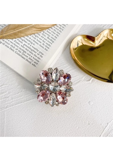 Goldenqian Lüks Elmas Inci Telefon Zil Tutucu Popüler Cep Telefonu Parmak Yüzük Katlanır Tutucu İphone Samsung Kavrama Montaj Braketi 18 18