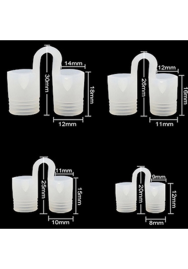 Vkemall Anti Horlama Cihazları Burun Horlama Durdurucu İçin Anti Horlama Klipsleri Daha Yeşil