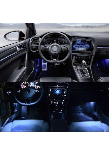 Volkswagen Golf 7 İçin Uyumlu-7.5 Ambiyans Set 64 Renk Aydınlatma