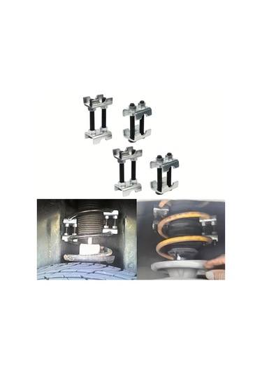 Hightower 4 Parça Mini Amortisör Yay Sıkıştırıcı, Ayarlanabilir Yay Mesafe Düzenleyici