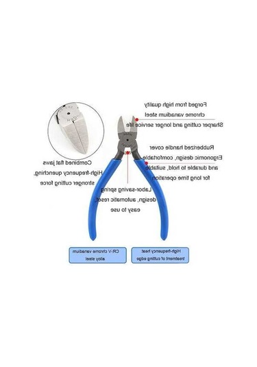 Dancemonkey Hsd Hs-5 4,5 İnç Krom Vanadyum Dövme Pense
