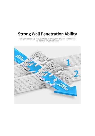 Yaozixa 1200m Çift Frekanslı Wifi Sinyal Güçlendirici - Ap Ve Repeater Modları, 4 Dış Anten, Wps Şifreleme, Siyah, Avrupa Standartı