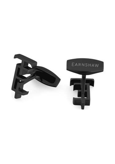 Earnshaw Es-008-c3 Kol Düğmesi Siyah