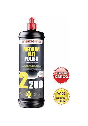 Menzerna Medium Cut Polish 2200 – Orta Der.çizik Gid.cila 1000 Ml