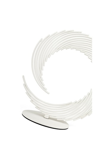 Begüsa Bakü Metal Aksesuar Biblo 31 Cm Beyaz