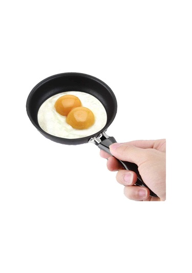Teltree 12 Cm Mini Yumurta Tavası - Demir Döküm, Yapışmaz Kaplamalı, Sapıyla Pratik Diğer