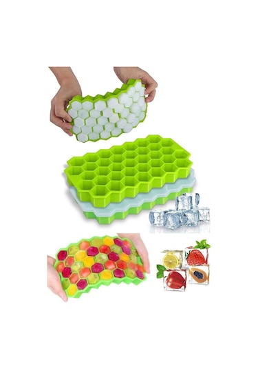 Büro Ev Ofis Buzdolabı İçin 37bölme Silikon Buzluk Petek Tipi Buz Kalıbı Diğer