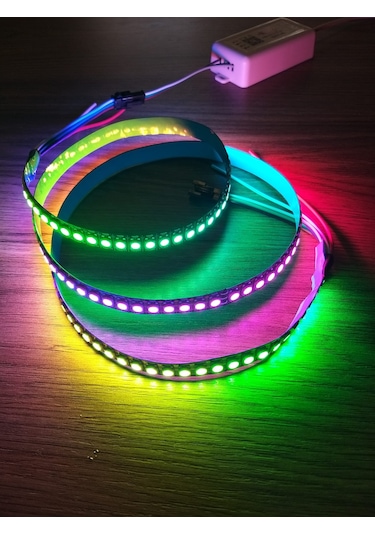 Ws2812B Ayrı Ayrı Adreslenebilir Argb 144Lü Şerit Led 5V
