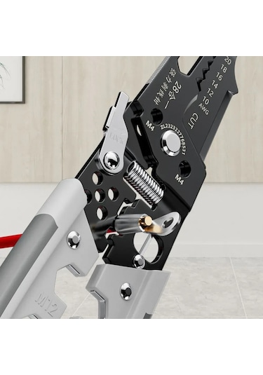 Symbee A635 Model Elektrikçi Pense - Tel Soğutma, Kesme Ve Presleme İşlevleriyle Çelikten Yapılmış Çok Amaçlı Alet