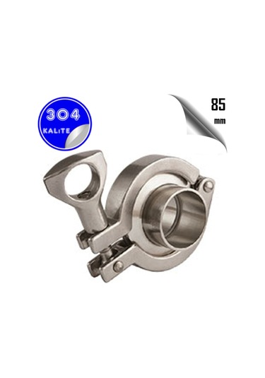 Paslanmaz Çelik Ferrule Set Klemp Kelepçe 85 Mm