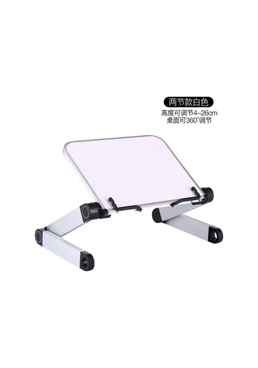 Xindoker Yüksek Kaliteli Çift Bölmeli Okuma Rakamı - Beyaz, Masüstü Kolluklu, Katlanabilir, Öğrenci/üniversite İçin Kitap Tutucu