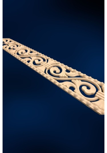 Boyanabilir Saray Tavan 10 cm Alın Bandı Bordür 10*100 cm GBK-B15