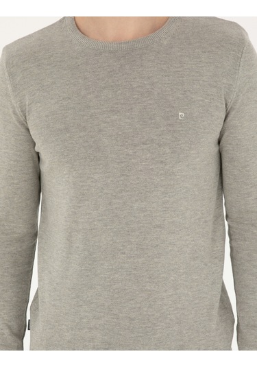 Pierre Cardin Erkek Açık Gri Melanj Kazak /triko 50296575-vr091 Açık Gri Melanj