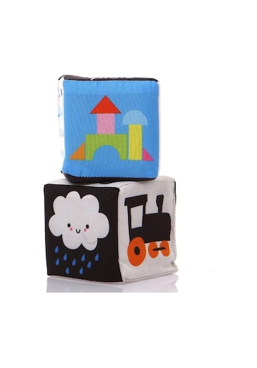 Sozzy Toys Eğitici Çıngıraklı Renkli Küpler Szy241-9054858629266