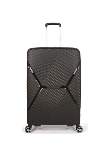Benetton Büyük Boy %100 Polipropilen Valiz Siyah Bnt3000 Siyah