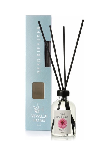 Vivaldi Home Amber Çiçeği Çubuklu Oda Kokusu Esansiyel Uçucu Yağ 50 ML
