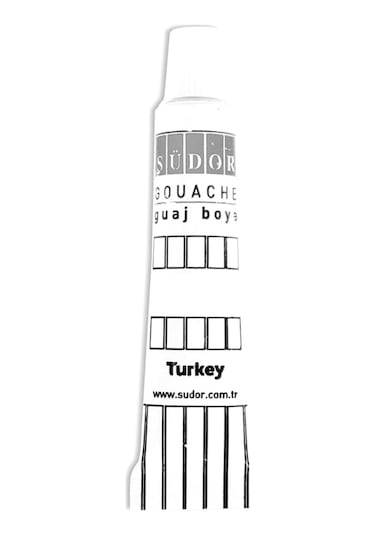 Südor Guaj Boya Siyah Küçük Tüpte - 4 Adet Siyah