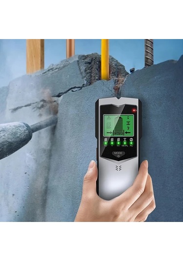 Motion003 1pc Yüksek Hassasiyetli 5si 1 Arada Duvar Tarama Cihazı Stud Bulucu Lcd Ekran Metal